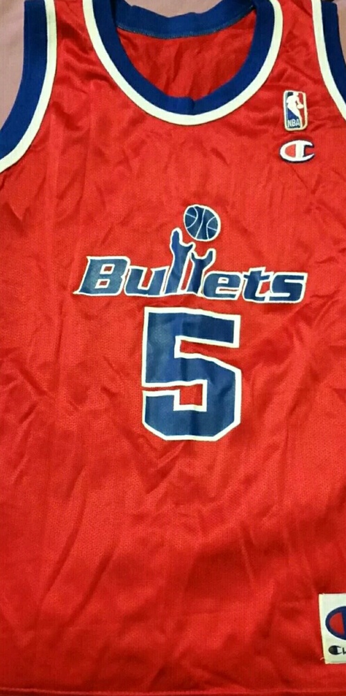 Champion Juwan Howard Bullets jersey